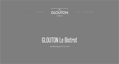 Desktop Screenshot of gloutonlebistrot.com